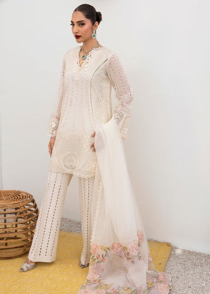 SAIRA SHAKIRA LAWN EMBROIDERED 3 PC WITH EMBROIDERED DUPPATA AND TROUSER