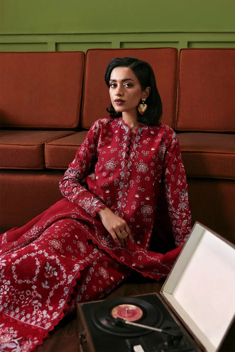 AFROZEH LAWN LUXURY 3 PC WITH EMBROIDERED DUPPATA