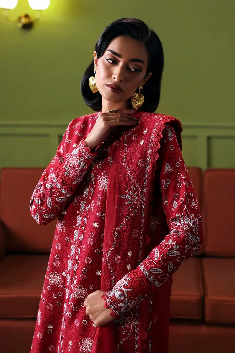 AFROZEH LAWN LUXURY 3 PC WITH EMBROIDERED DUPPATA
