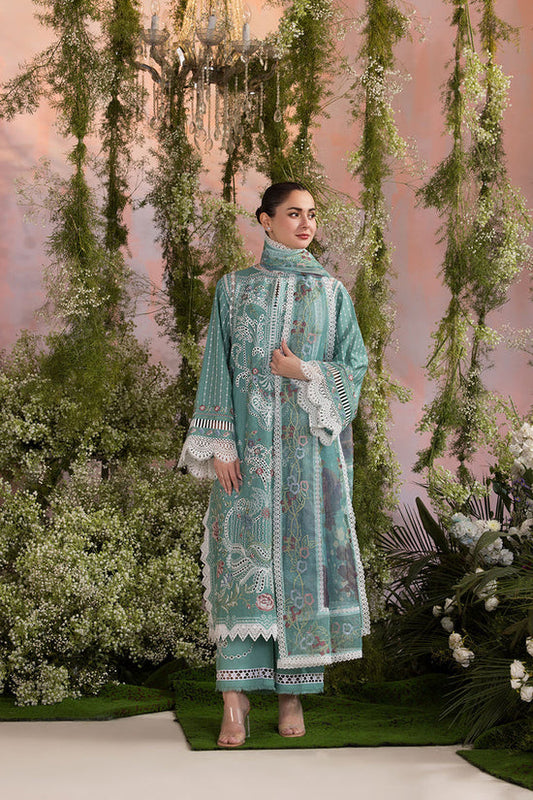 SOBIA NAZIR LAWN 3 PC WITH EMBROIDERED DUPATTA