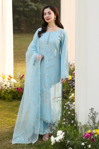 ASIM JOFA LAWN EMBROIDERED 3 PC WITH EMBROIDERED DUPATTA