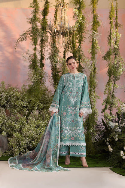 SOBIA NAZIR LAWN 3 PC WITH EMBROIDERED DUPATTA