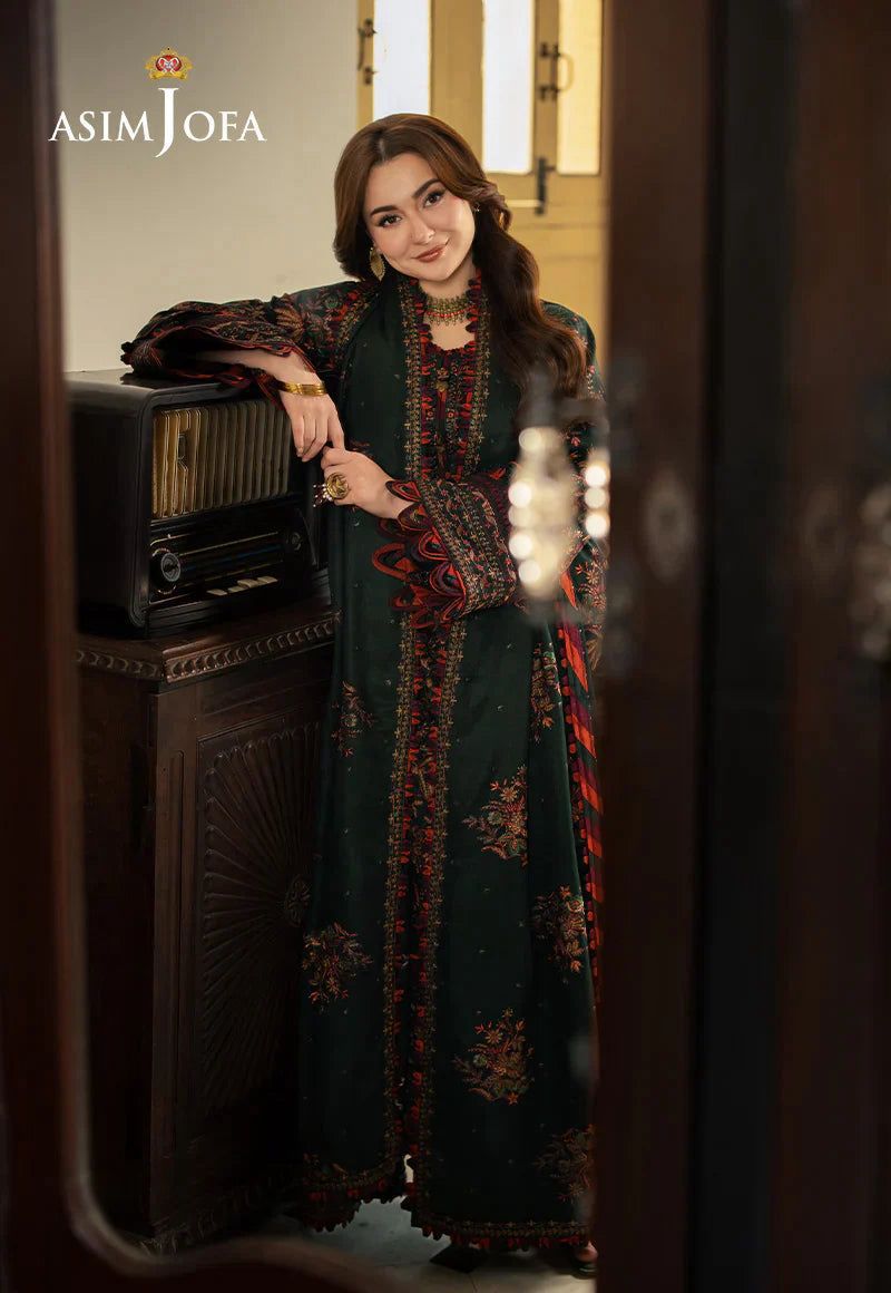 ASIM JOFA LAWN EMBROIDERED 3 PC SUIT WITH EMBROIDERED DUPPATA