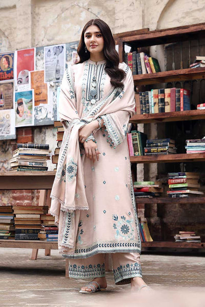 BAREEZE LAWN 3 PC WITH EMBROIDERED DUPATTA