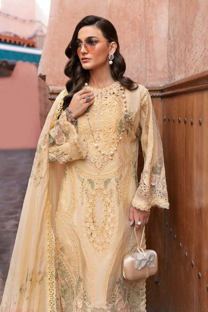 BIN ILYAS LUXURY LAWN 3 PC WITH SOFT DUPATTA