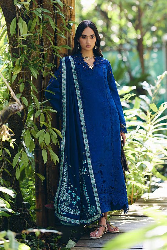 SUFFUSE-3PC LAWN EMBROIDERED SHIRT WITH EMBROIDERED DUPATA