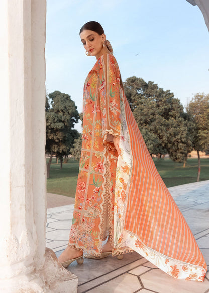 CRIMSON LAWN EMBROIDERED LAWN 3 PC WITH SOFT LAWN DUPPATA