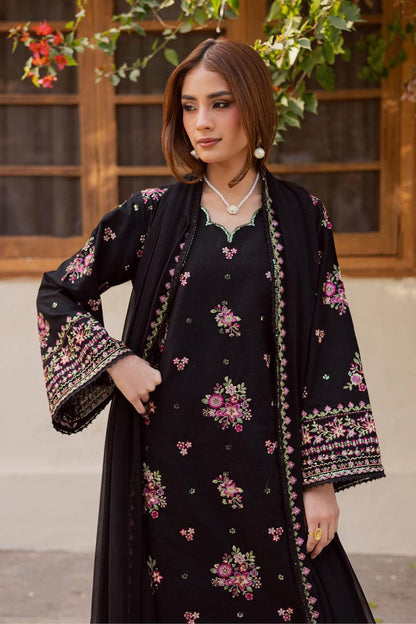 BATIK LAWN EMBROIDERED 3 PC MOST DEMANDING WITH EMBROIDERED DUPATTA
