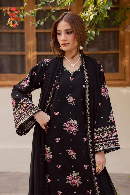BATIK LAWN EMBROIDERED 3 PC MOST DEMANDING WITH EMBROIDERED DUPATTA