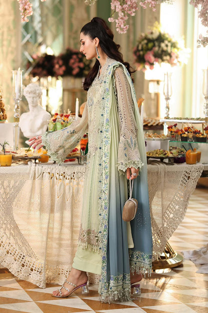 MARIA B LUXURY CHIFFON EMBROIDERED 3 PC WITH EMBROIDERED DUPPATA