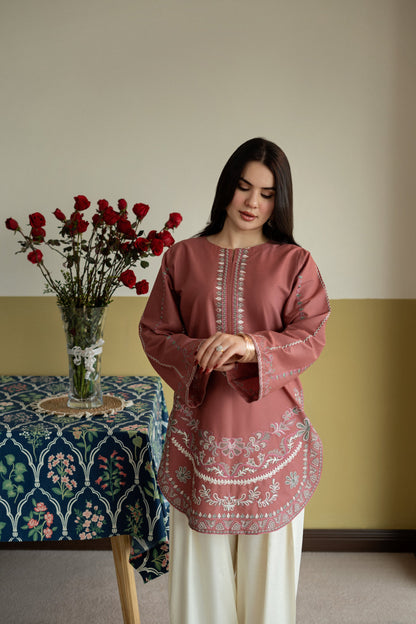 URGE LAWN 2 PC EMBROIDERD WITH EMBROIDERED TROUSER