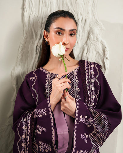 BATIK WINTER EMBROIDERED 3 PC SUIT WITH LUXURY EMBROIDERED SHAWL