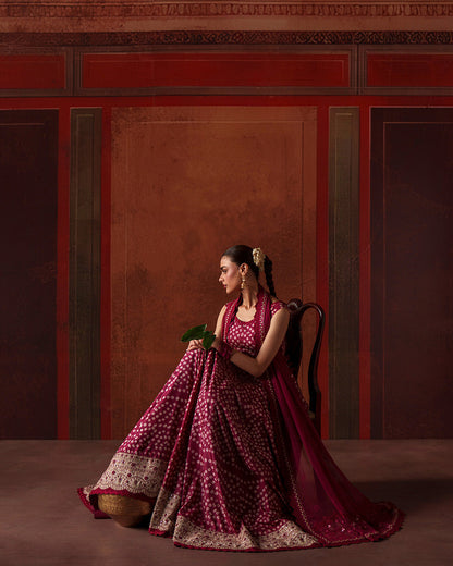FAIZA SAQLAIN LAWN LUXURY FROCK WITH EMBROIDERED DUPPATA