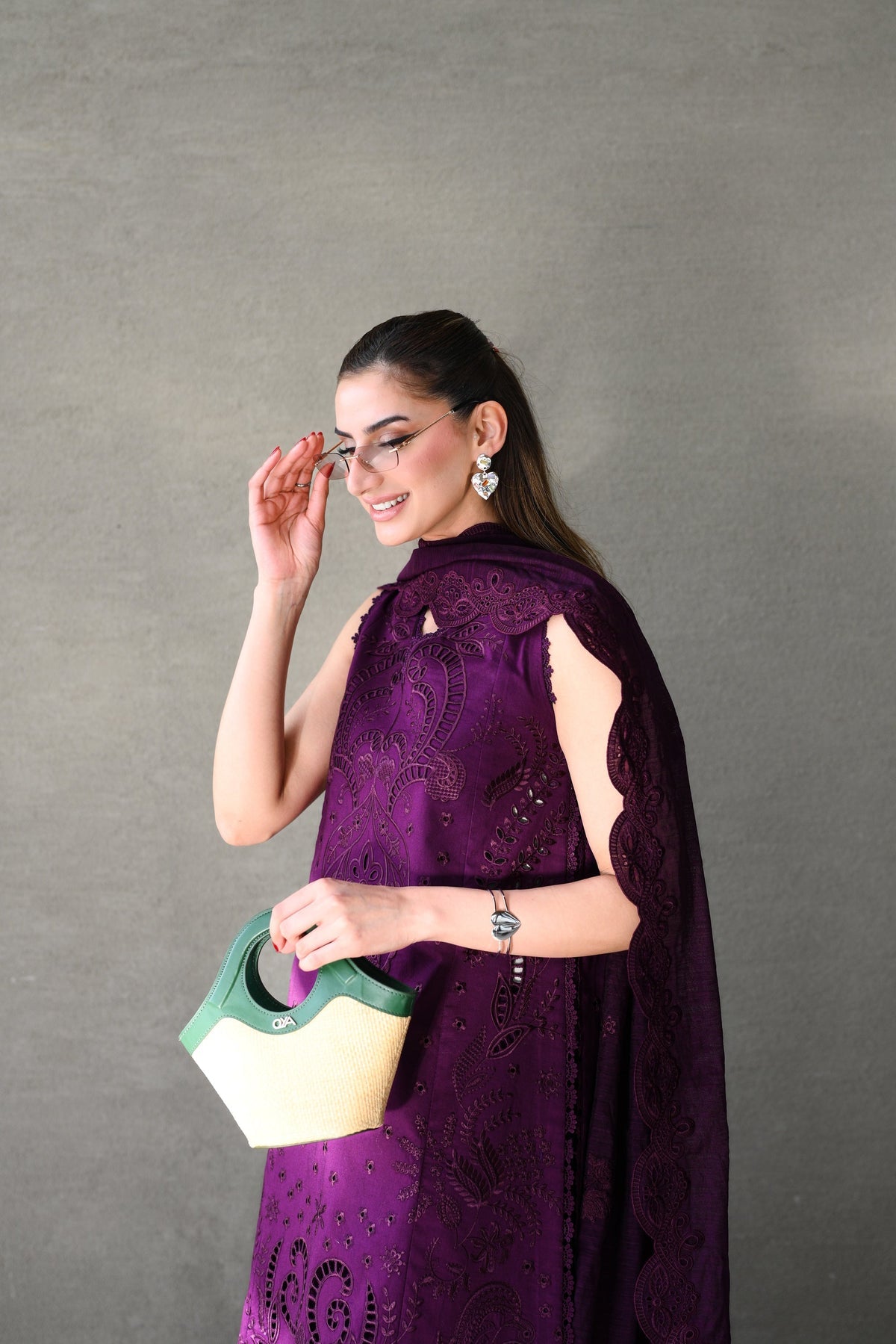 ZAIB 3PC LAWN EMBROIDERED SUIT WITH READY TO WEAR EMBROIDERED DUPATTA