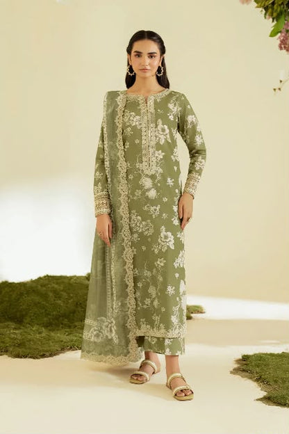 IZNIK FLOW LUXURY LAWN EMBROIDERED 3 PC WITH SOFT LAWN DUPPATA