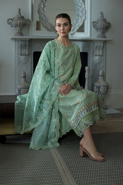 SOBIA NAZIR 3PC LAWN EMBROIDERED WITH CHIFFON  EMB DUPATTA