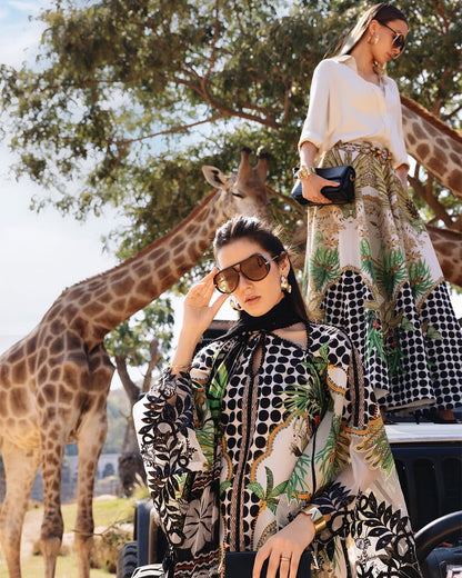 MARIA B LAWN EMBROIDERED 3 PC WITH EMBROIDERED DUPATTA