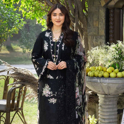 ELAF LUXURY LAWN EMBROIDERED 3 PC WITH EMBROIDERED DUPATTA