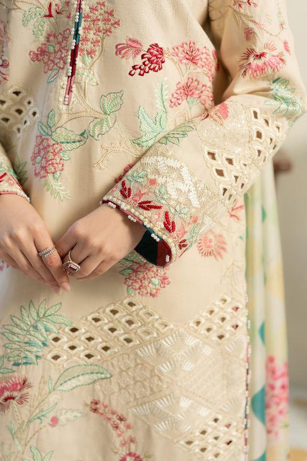 MARYAM & MARIA LUXURY LAWN EMBROIDERED 3 PC WITH SOFT DUAPPTA