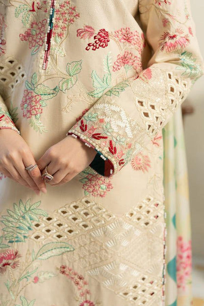 MARYAM & MARIA LUXURY LAWN EMBROIDERED 3 PC WITH SOFT DUAPPTA
