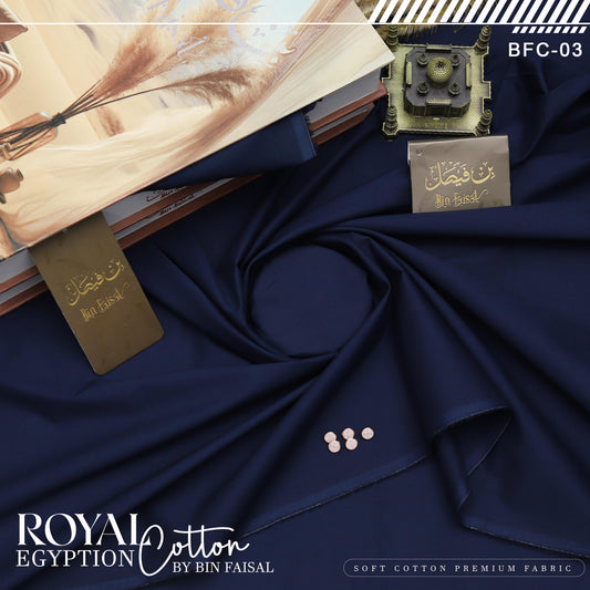 BIN FAISAL PURE AND SOFT LUXURY EGYPTIAN COTTON  (Navy)