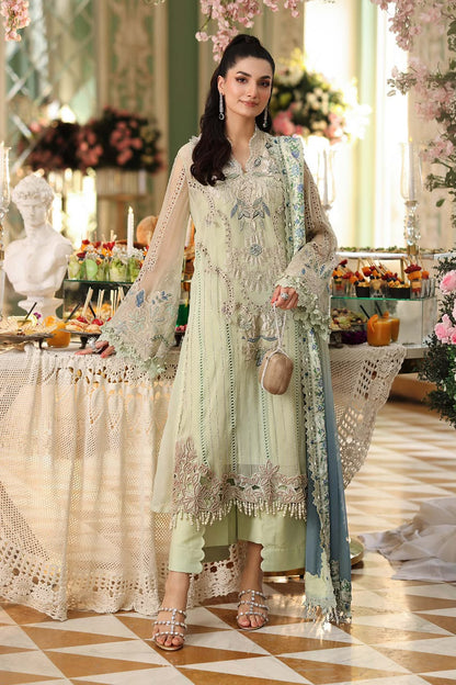 MARIA B LUXURY CHIFFON EMBROIDERED 3 PC WITH EMBROIDERED DUPPATA