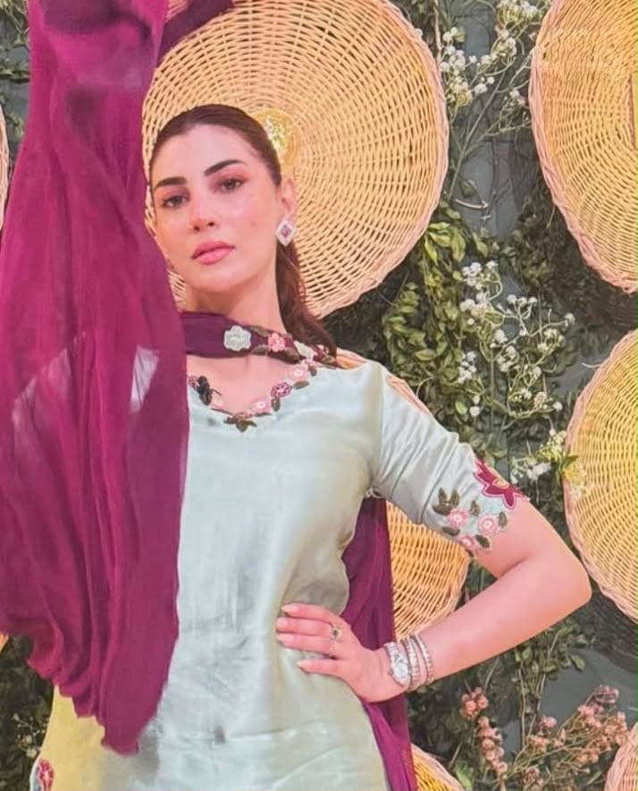 NAZISH JHANGIR SILK EMBROIDERED 3 PC WITH EMBROIDERED SOFT DUPPATA