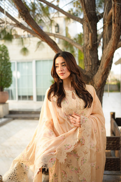 ANEELAS PREMIUM LAWN EMBROIDERED 3 PC WITH EMBROIDERED DUAPPTA