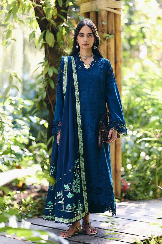 SUFFUSE-3PC LAWN EMBROIDERED SHIRT WITH EMBROIDERED DUPATA