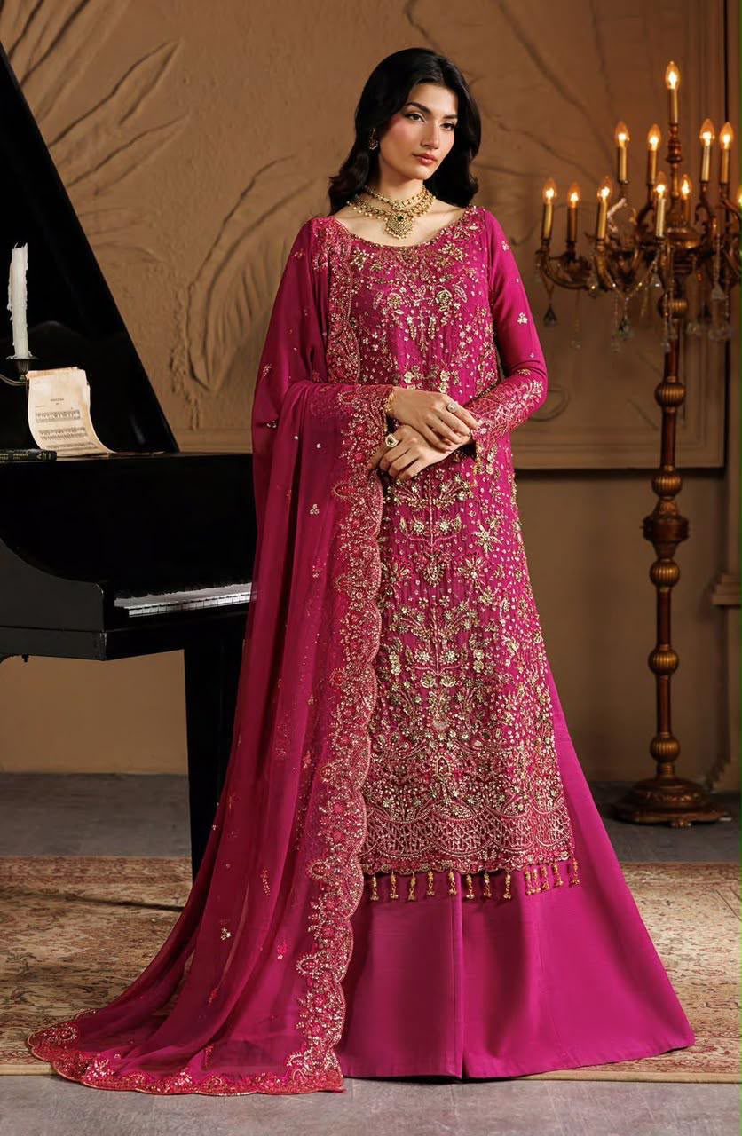 EMAAN ADEEL LUXURY Embroidered Chiffon 3 PC SUIT WITH EMBROIDERED DUPPATA