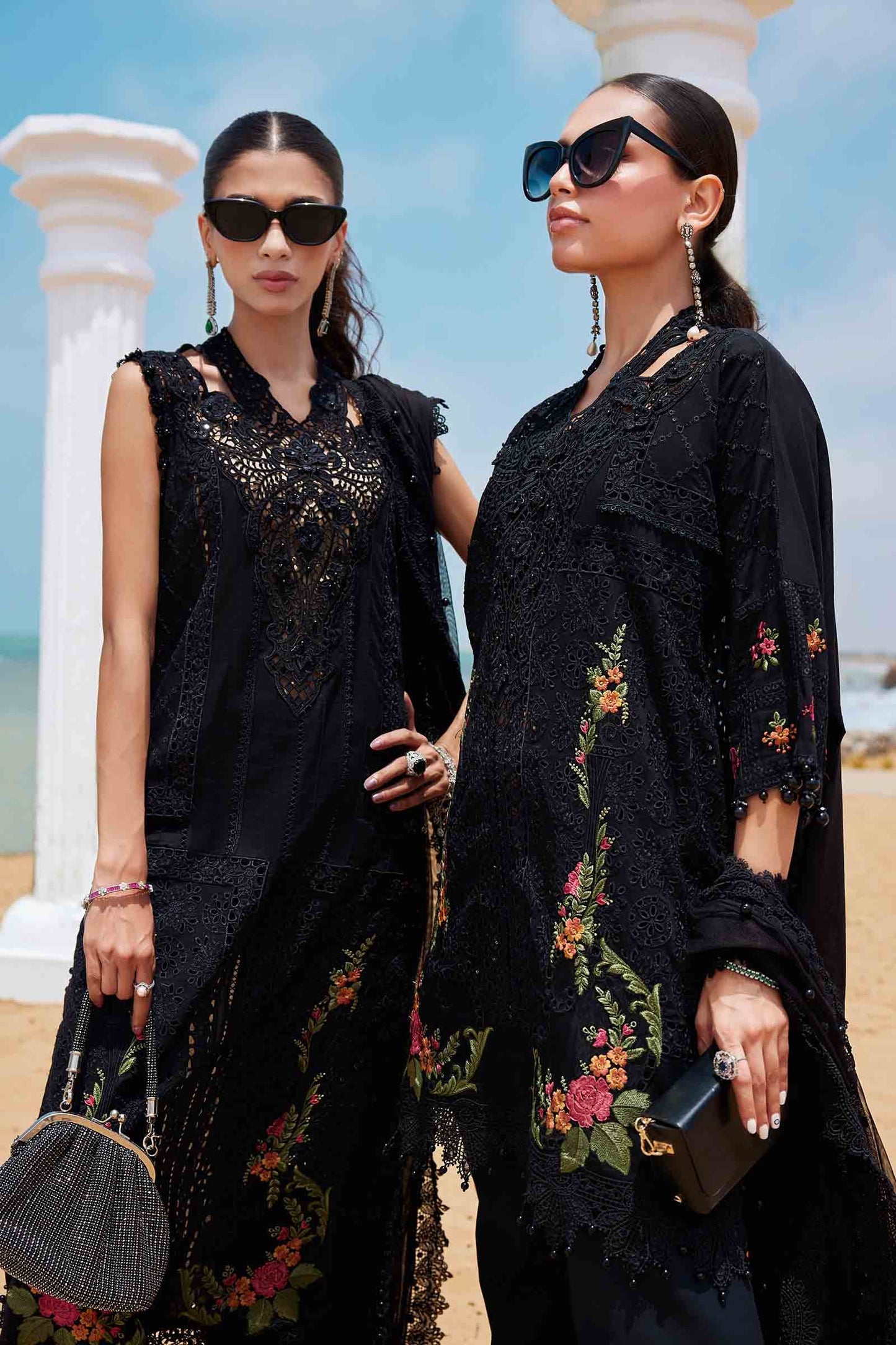 MARIA B LUXURY LAWN EMBROIDERED 3 PC WITH EMBROIDERED DUPPATA