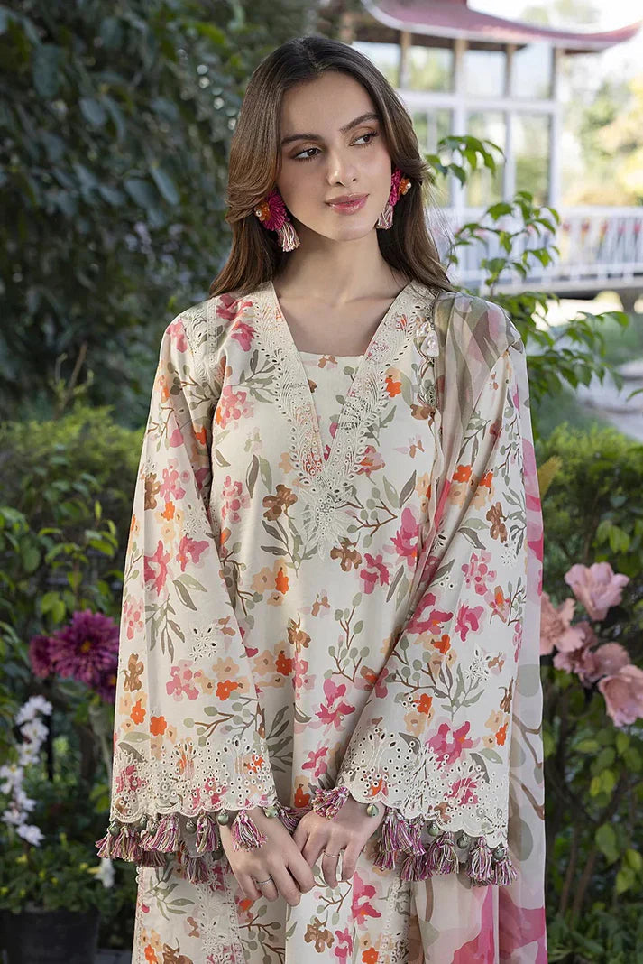 CRIMSON PREMIUM EMBROIDERED LAWN 3 PC WITH SOFT DUPATTA