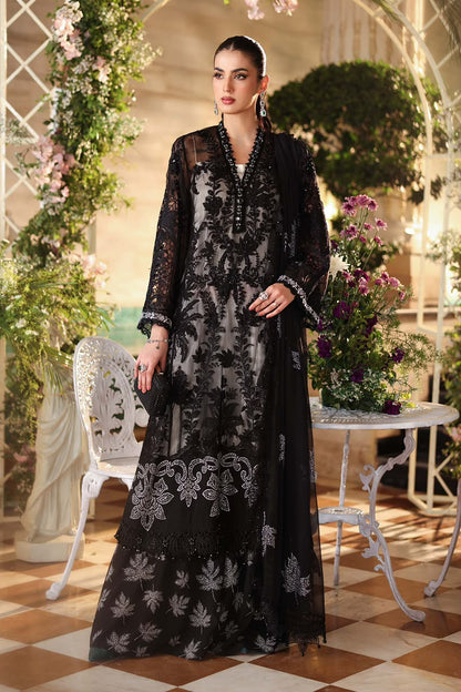 MARIA B LUXURY CHIFFON EMBROIDERED 3 PC WITH EMBROIDERED DUPPTA