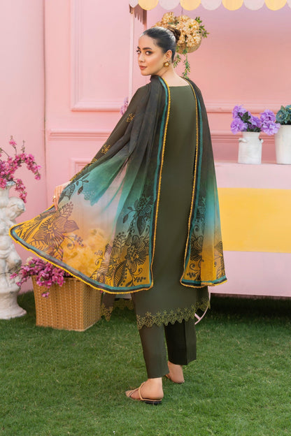 BATIK LAWN EMBROIDERED 3 PC WITH SOFT PREMIUM DUPPATA