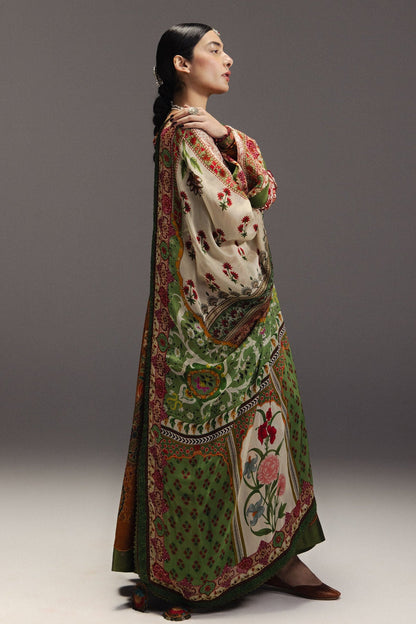 ZARA SHAH JHAN LUXURY LAWN FROCK WITH ELEGANT SOFT DUPATTA