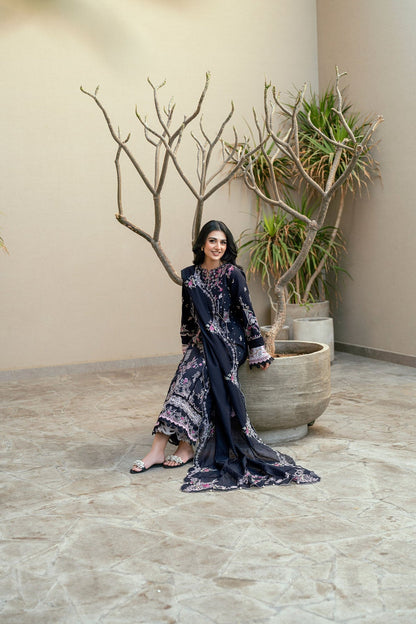 FLORENT LAWN EMBROIDERED 3 PC WITH EMBROIDERED DUPATTA