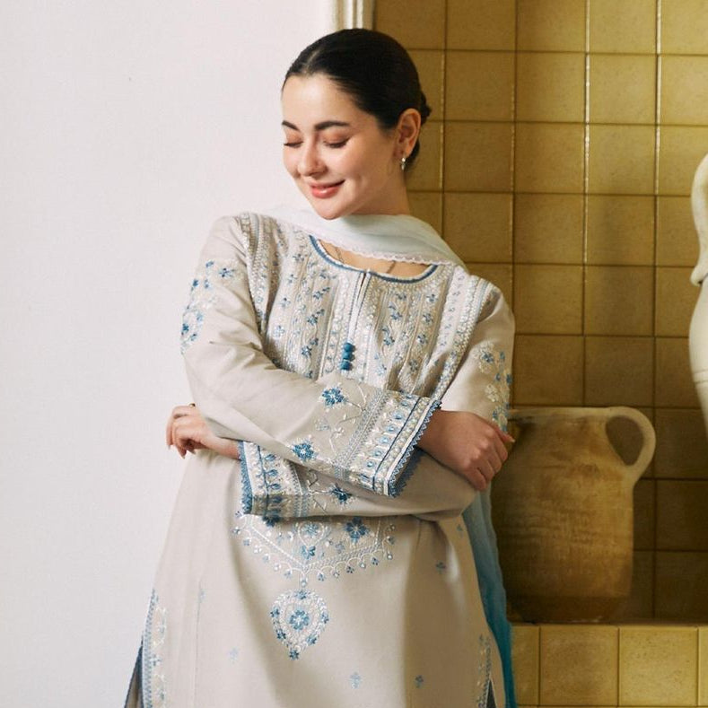 ZARA SHAH JHAN 3 PC LAWN EMBROIDERED
