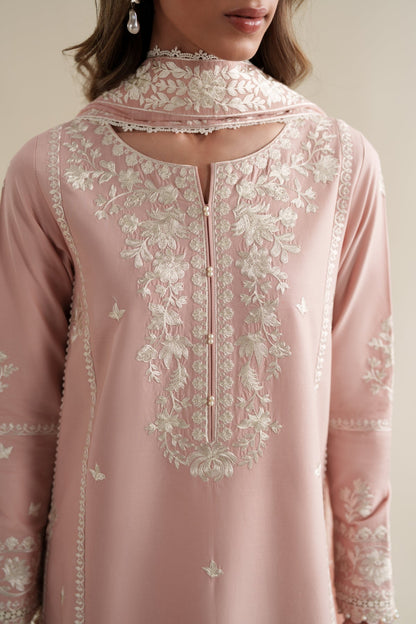 ZAIB LUXURY LAWN EMBROIDERED 3 PC WITH EMBROIDERED DUPPATA