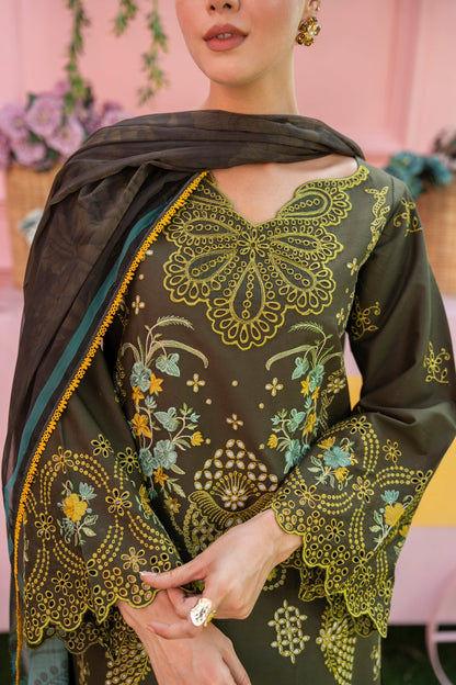 BATIK LAWN EMBROIDERED 3 PC WITH SOFT PREMIUM DUPPATA