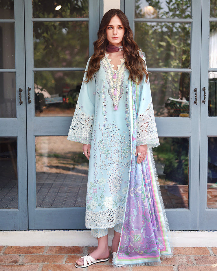 MUSHQ LUXURY LAWN EMBROIDERED 3 PC WITH SOFT DUPPATA