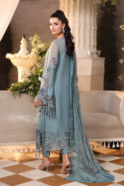 MARIA B LUXURY CHIFFON EMBROIDERED 3 PC WITH EMBROIDERED DUPPATA