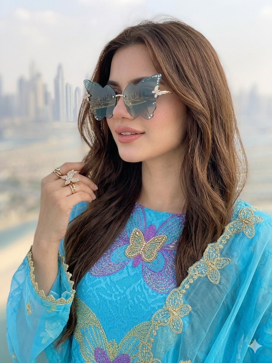 MARIA B LUXURY LAWN 3 PC WITH EMBROIDERED DUPPATA