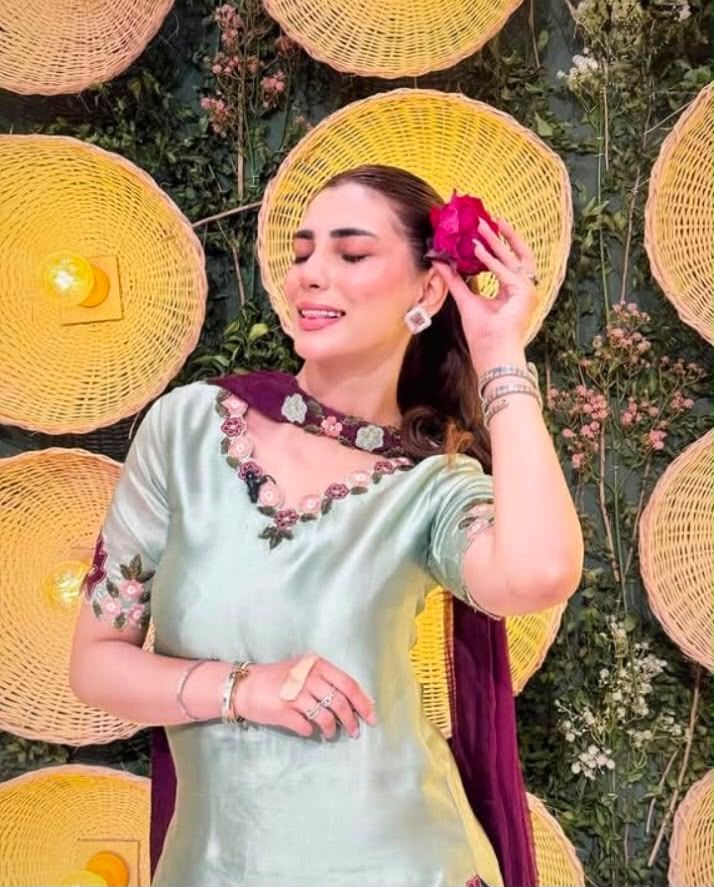 NAZISH JHANGIR SILK EMBROIDERED 3 PC WITH EMBROIDERED SOFT DUPPATA
