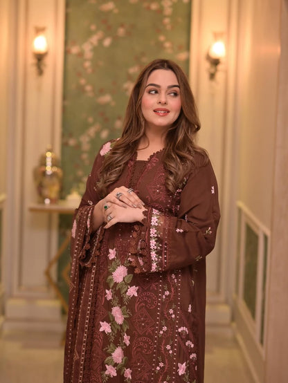 Aneelas Lawn Most Demanded 3 PC With Ready to Wear Duppata