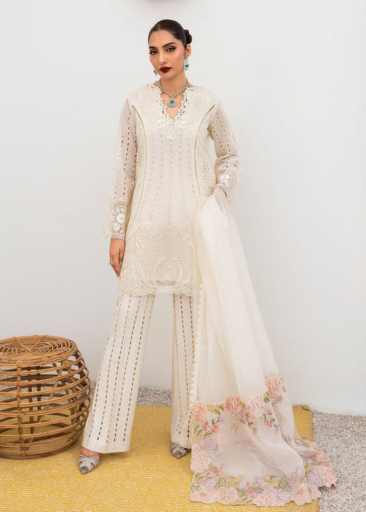 SAIRA SHAKIRA LAWN EMBROIDERED 3 PC WITH EMBROIDERED DUPPATA AND TROUSER