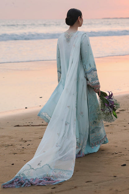QALAMKAR LUXURY LAWN EMBROIDERED 3 PC WITH EMBROIDERED DUPPATA