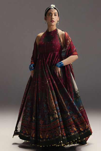 ZARA SHAH JHAN LUXURY LAWN FROCK WITH ELEGANT SOFT DUPATTA