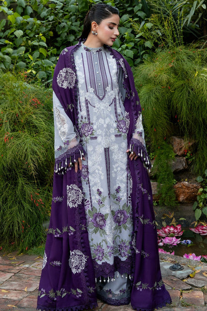 ANEELAS WINTER EMBROIDERED 3 PC SUIT WITH EMBROIDERED SHAWL