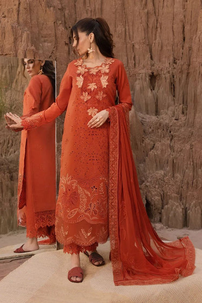RANG RASIYA LUXURY EMBROIDERED 3PC WITH EMBROIDERED DUPATTA