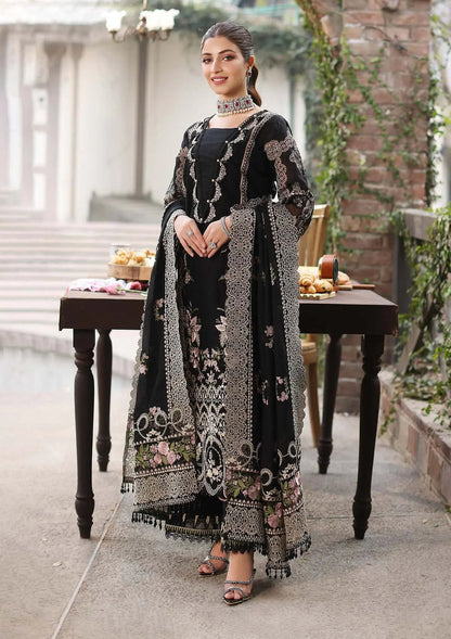 Maria B Lawn 3 PC                        With Ready to wear Dupatta